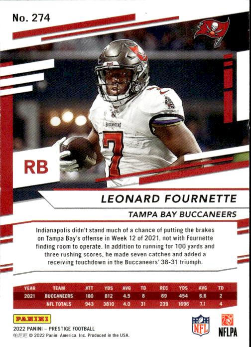 2022 Panini Prestige #274 Leonard Fournette