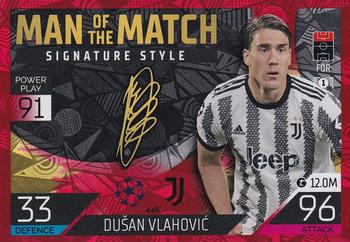 2022-23 Topps Match Attax UEFA Champions #446 Dušan Vlahović Red