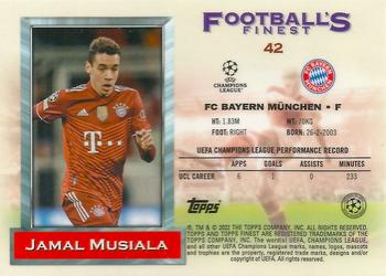 2021-22 Topps Finest Flashbacks UEFA Champions Jamal Musiala #42