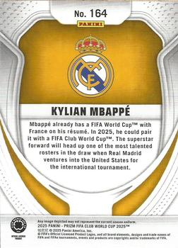 2025 Panini Prizm FIFA Club World Cup #164 Kylian Mbappe