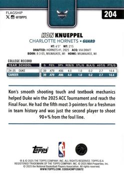 2025-26 Topps #204 Kon Knueppel