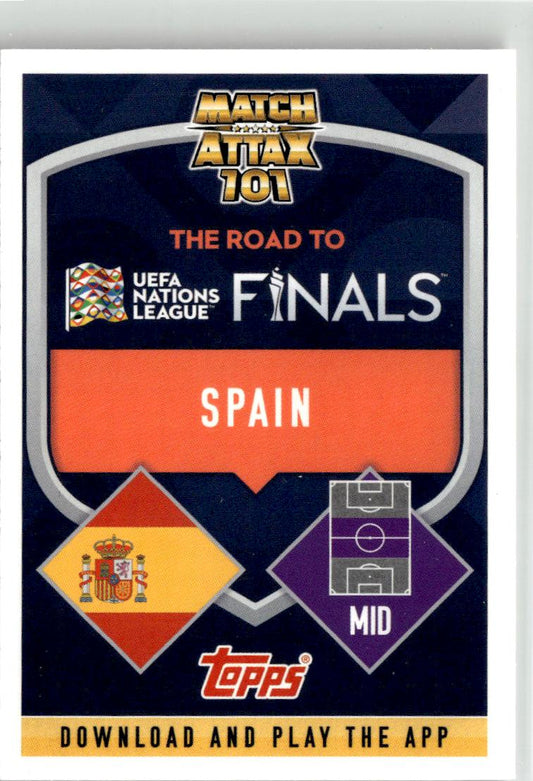 2022-23 Topps Match Attax 101 Road to UEFA Nations League Finals Gavi YPTW #YP1