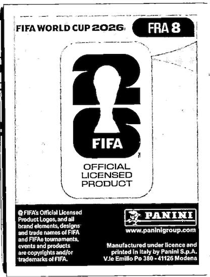 2026 Panini FIFA World Cup Stickers Adrien Rabiot #FRA12 France