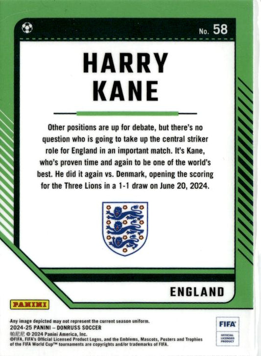 2024-25 Donruss Harry Kane Optic #58 England