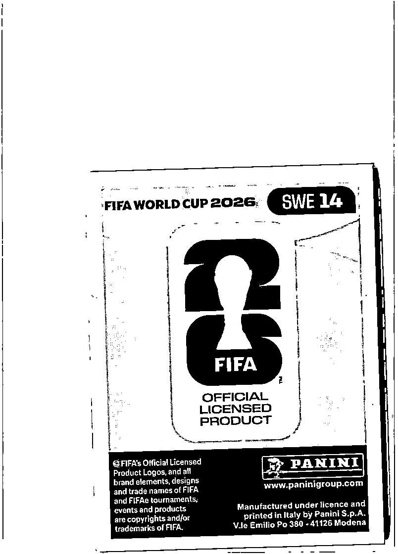 2026 Panini FIFA World Cup Stickers #SWE14 Daniel Svensson Blue