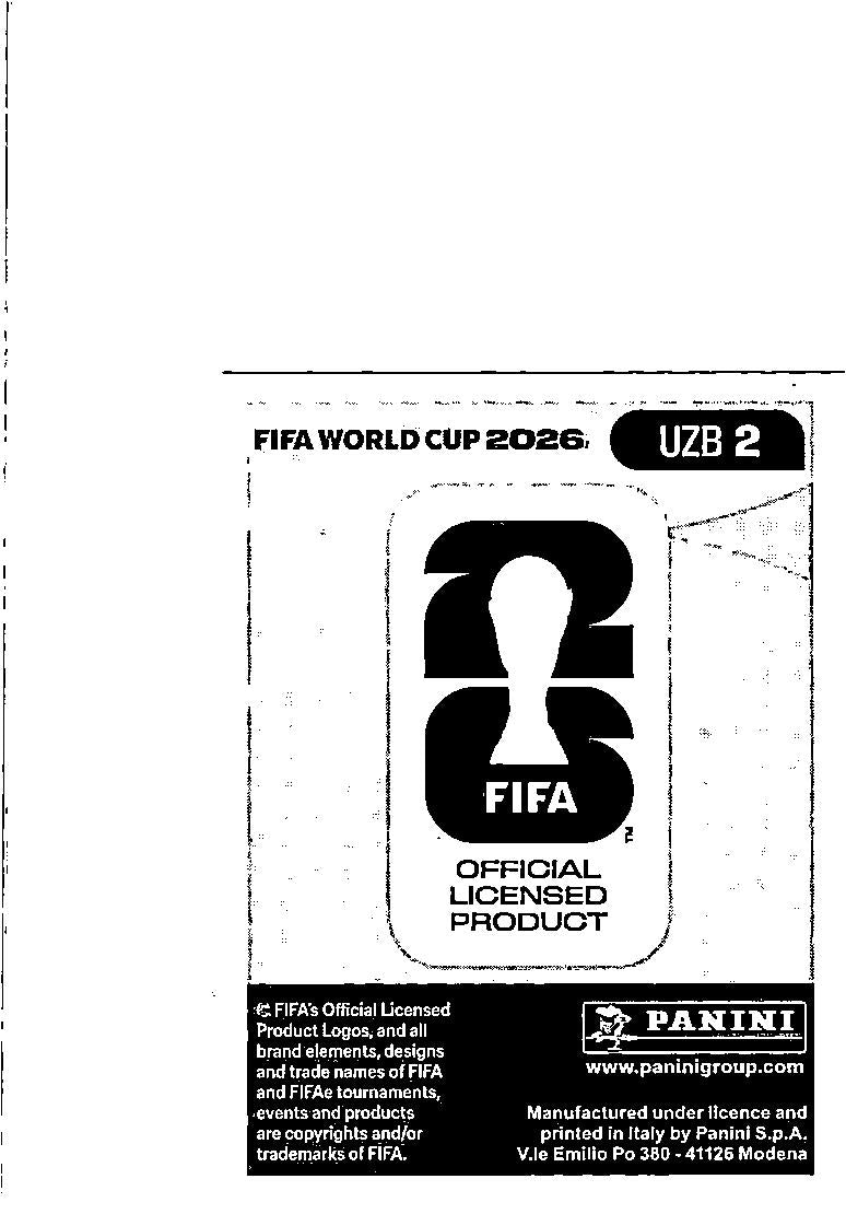 2026 Panini FIFA World Cup Stickers Utkir Yusupov Red #UZB2 Uzbekistan