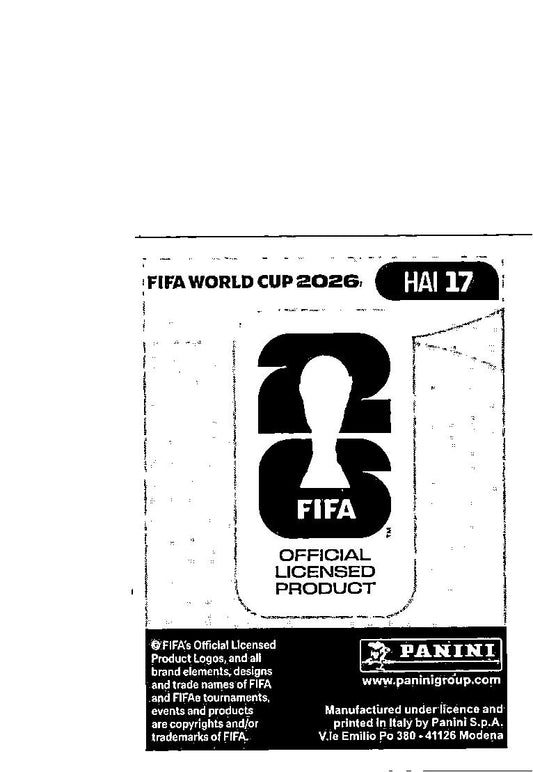 2026 Panini FIFA World Cup Stickers Ruben Providence #HAI17 Haiti