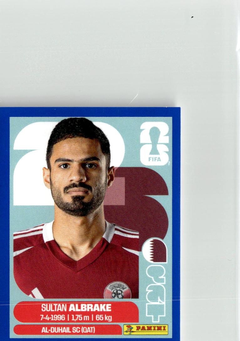 2026 Panini FIFA World Cup Stickers Sultan Al-Brake #QAT3 Qatar