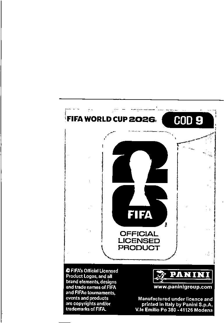 2026 Panini FIFA World Cup Stickers Ngal'ayel Mukau #COD9 Republic of the Congo