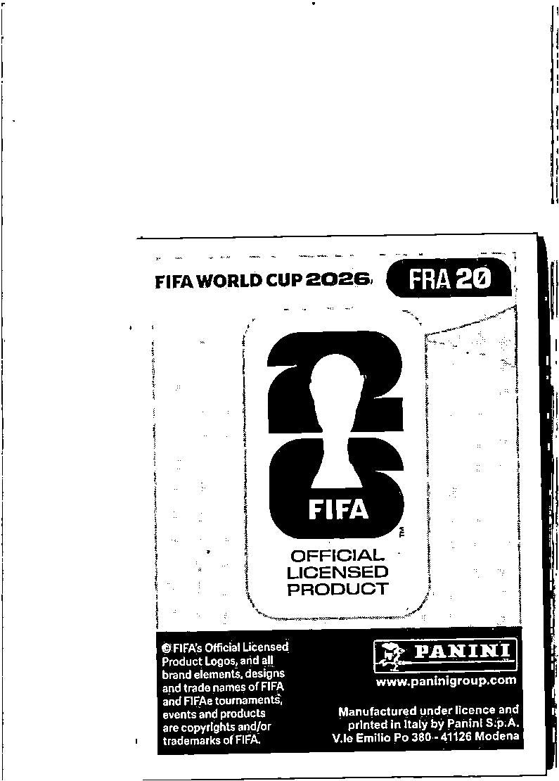 2026 Panini FIFA World Cup Stickers Kylian Mbappé Blue #FRA20 France