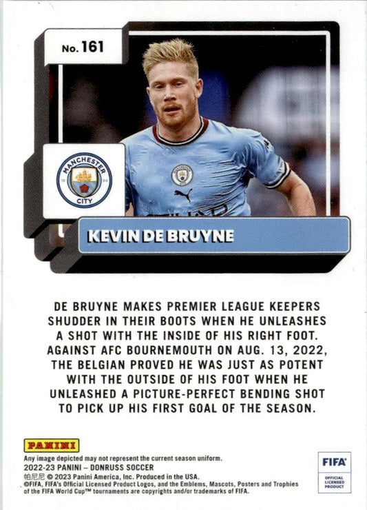 2022-23 Donruss Kevin De Bruyne Orange #161 Manchester City