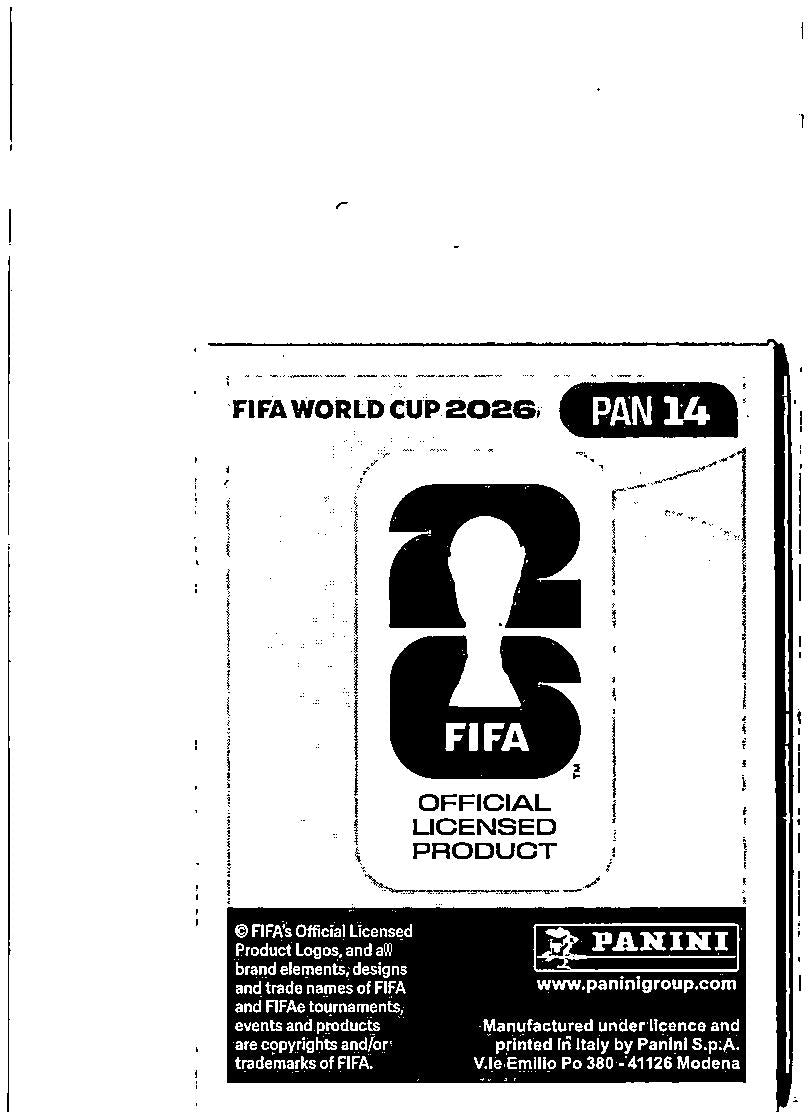 2026 Panini FIFA World Cup Stickers Carlos Harvey #PAN15 Panama