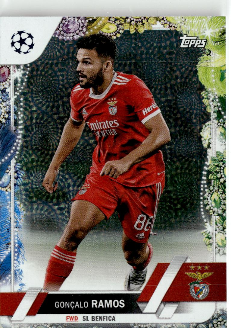 2022-23 Topps Chrome UEFA Club Competitions Gonçalo Ramos #181 Benfica
