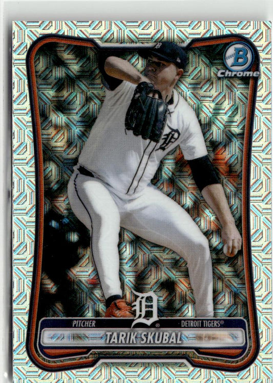 2026 Bowman Tarik Skubal Chrome Mojo Refractors #76 Detroit Tigers