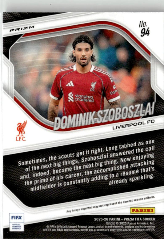 2025-26 Panini Prizm FIFA Dominik Szoboszlai Mosaic Prizms #94 Liverpool