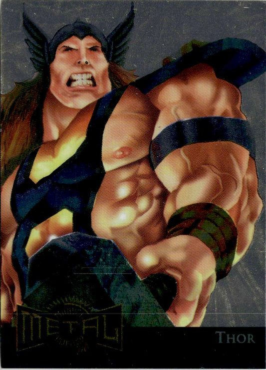 1995 Metal Marvel #15 Thor Gold Blasters