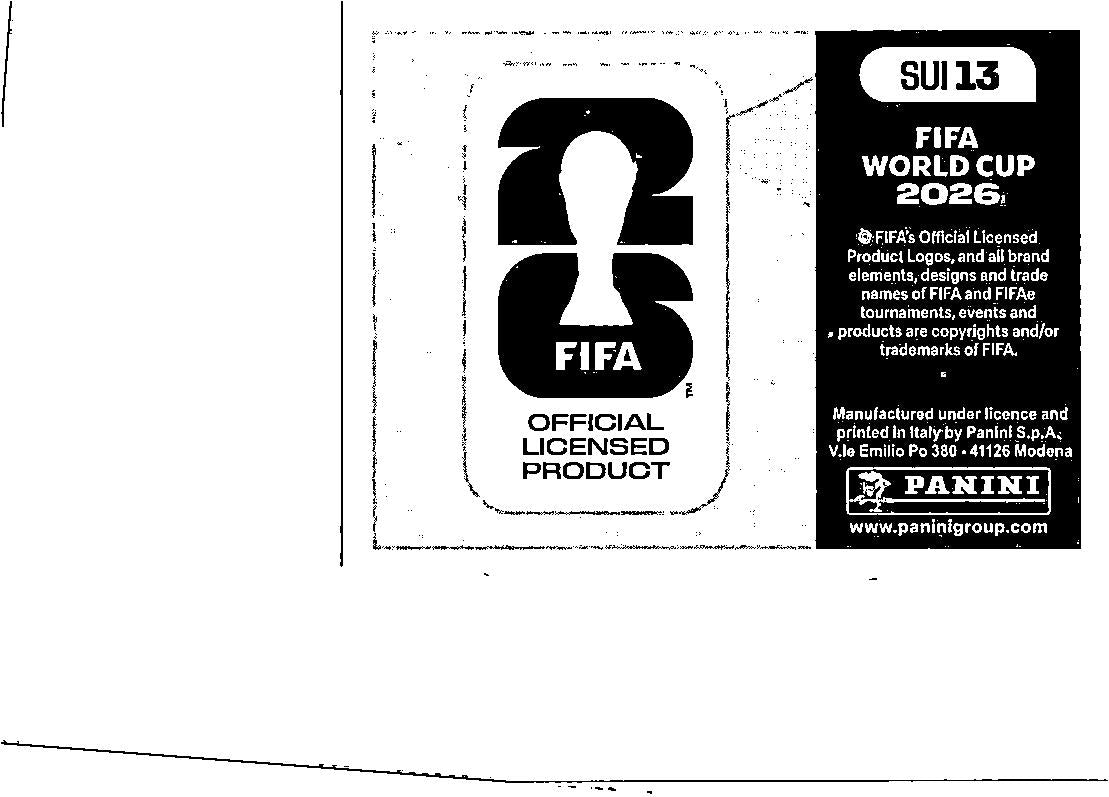 2026 Panini FIFA World Cup Stickers Team Photo Blue #SUI13 Switzerland