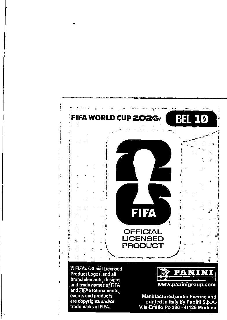2026 Panini FIFA World Cup Stickers Amadou Onana Blue #BEL10 Belgium