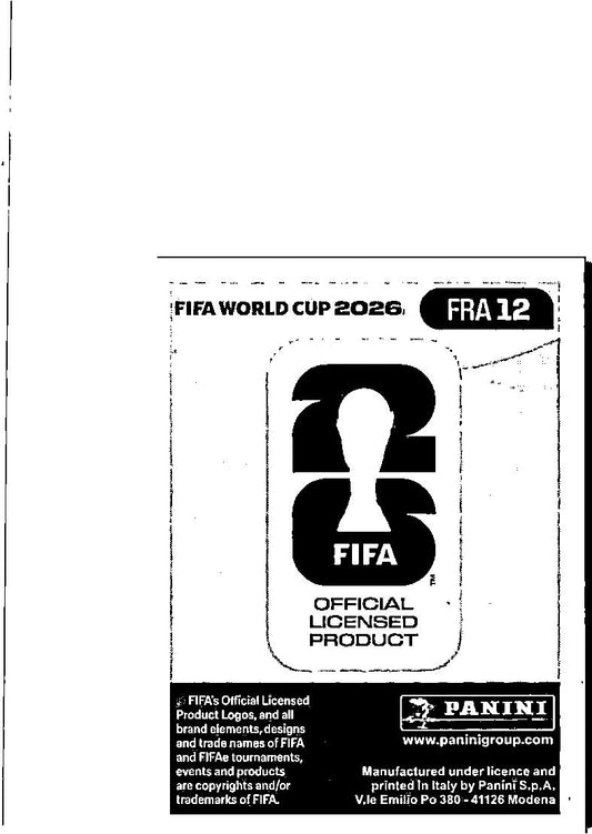 2026 Panini FIFA World Cup Stickers Adrien Rabiot Blue #FRA12 France