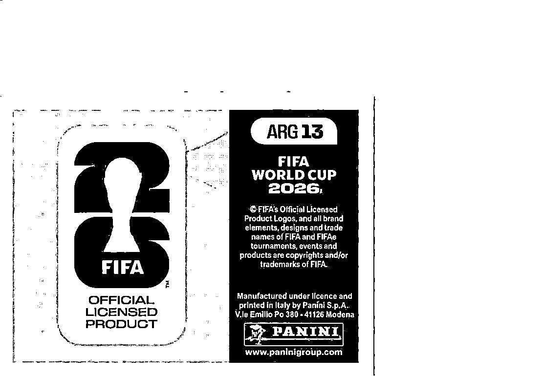 2026 Panini FIFA World Cup Stickers Team Photo Blue #ARG13 Argentina