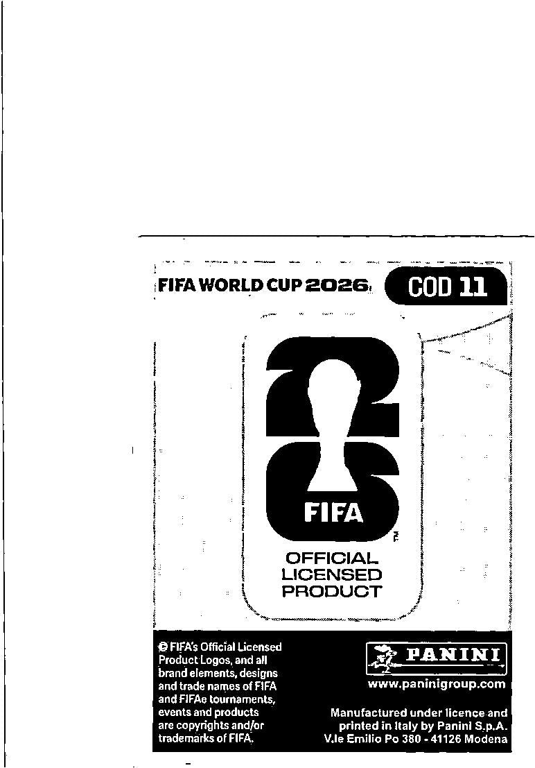 2026 Panini FIFA World Cup Stickers Samuel Moutoussamy Blue #COD11 Congo