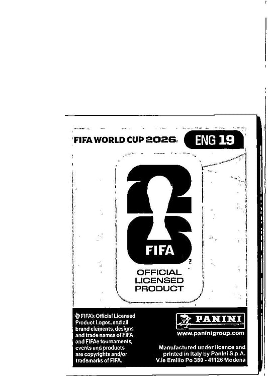 2026 Panini FIFA World Cup Stickers Marcus Rashford Blue #ENG19 England