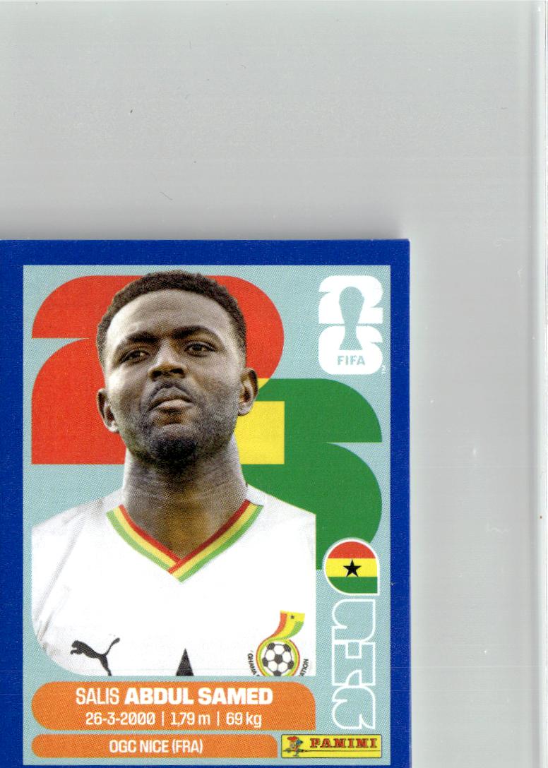 2026 Panini FIFA World Cup Stickers Salis Abdul Samed Blue #GHA11 Ghana