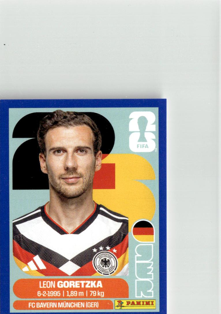 2026 Panini FIFA World Cup Stickers Leon Goretzka Blue #GER14 Germany