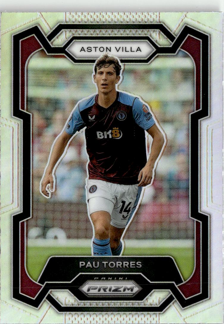 2023-24 Panini Prizm Premier League Pau Torres Silver #119 Aston Villa
