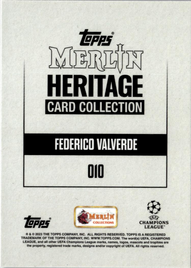 2023-24 Merlin Heritage UEFA Club Competitions #010 Federico Valverde
