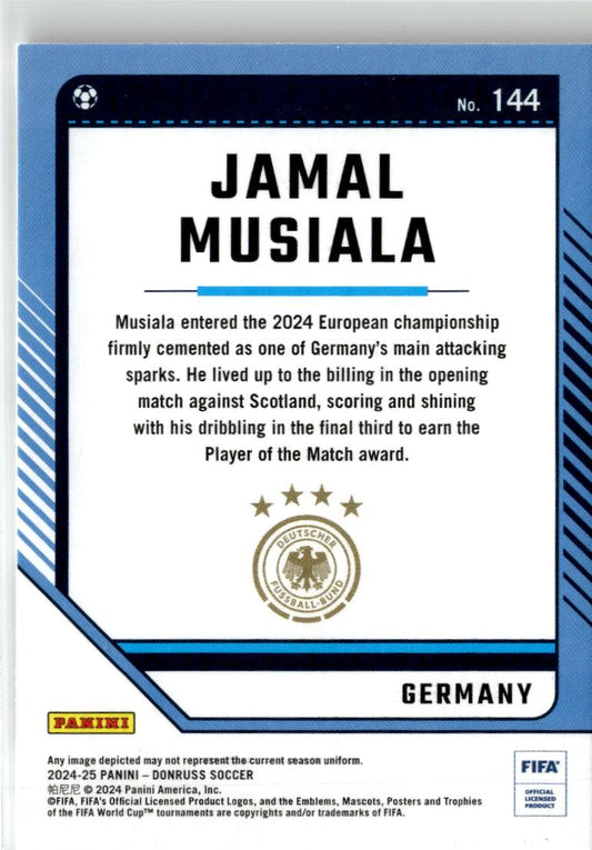 2024-25 Donruss Jamal Musiala #144 Germany