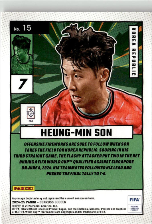 2024-25 Donruss Heung-Min Son Net Marvels #15 Korea Republic