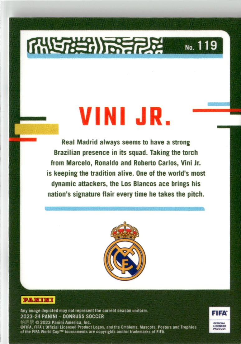 2023-24 Donruss Vini Jr. #119 Real Madrid CF