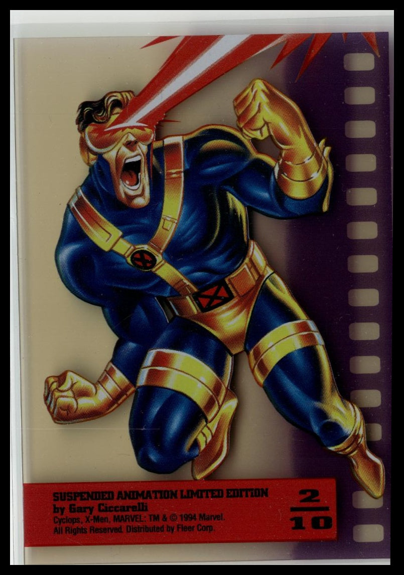 1995 Fleer Ultra X-Men #2 Cyclops Suspended-Animation