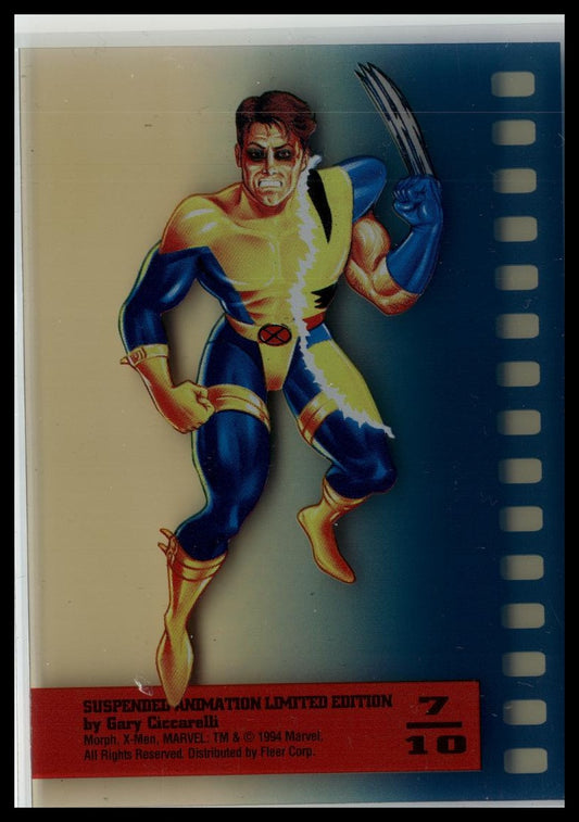 1995 Fleer Ultra X-Men #7 Morph Suspended-Animation