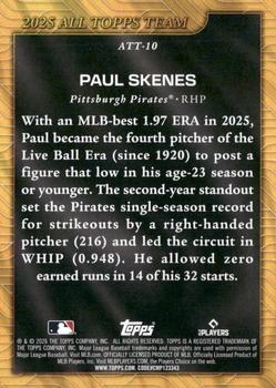 2026 Topps Paul Skenes 2025 All Topps Team #ATT-10 Pittsburgh Pirates