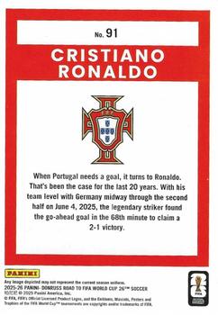 2025-26 Donruss Road to FIFA World Cup #91 Cristiano Ronaldo