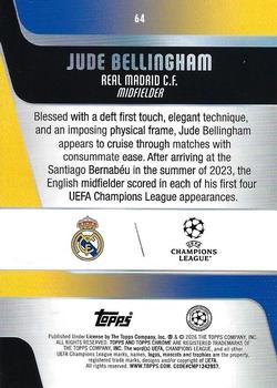2025-26 Topps Chrome UEFA Club Competitions Jude Bellingham #64 Real Madrid CF