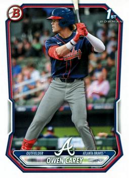 2026 Bowman #BP-69 Owen Carey Prospects