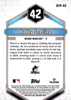 2026 Bowman Robby Snelling Bowman Scouts' Top 100 #BTP-42 Miami Marlins