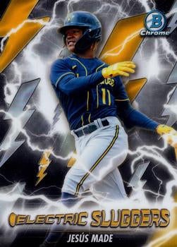 2026 Bowman Jesús Made Electric Sluggers #ES-20 Milwaukee Brewers