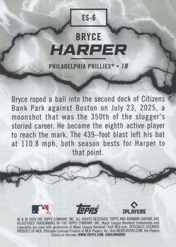 2026 Bowman Bryce Harper Electric Sluggers #ES-6 Philadelphia Phillies