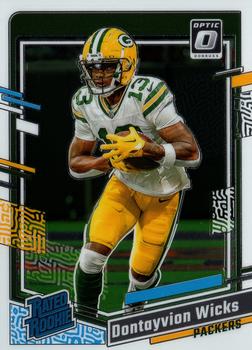 2023 Donruss Optic #249 Dontayvion Wicks