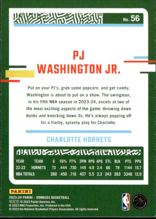 2023-24 Donruss #56 PJ Washington Jr.