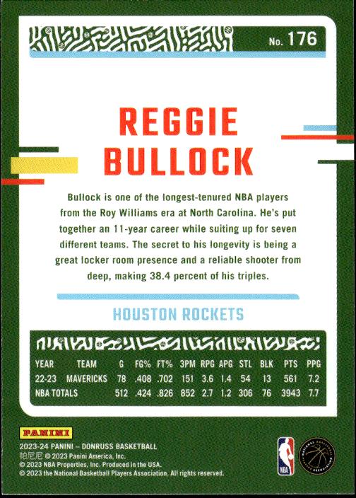 2023-24 Donruss #176 Reggie Bullock