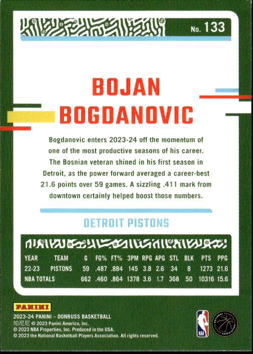 2023-24 Donruss #133 Bojan Bogdanovic