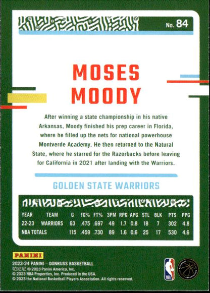 2023-24 Donruss #84 Moses Moody