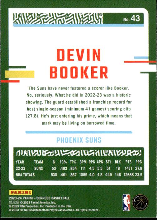 2023-24 Donruss #43 Devin Booker