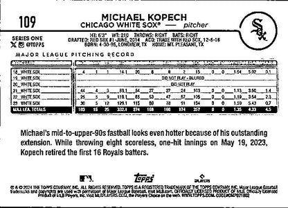 2024 Topps #109 Michael Kopech