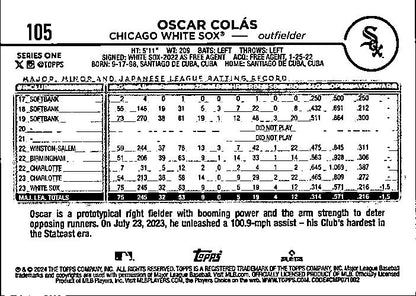 2024 Topps #105 Oscar Colás